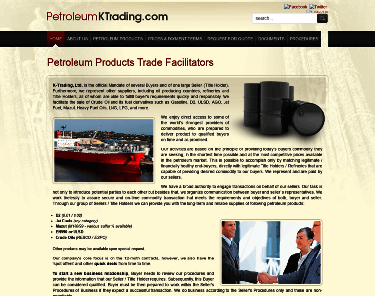 Petroleumktrading.com thumbnail