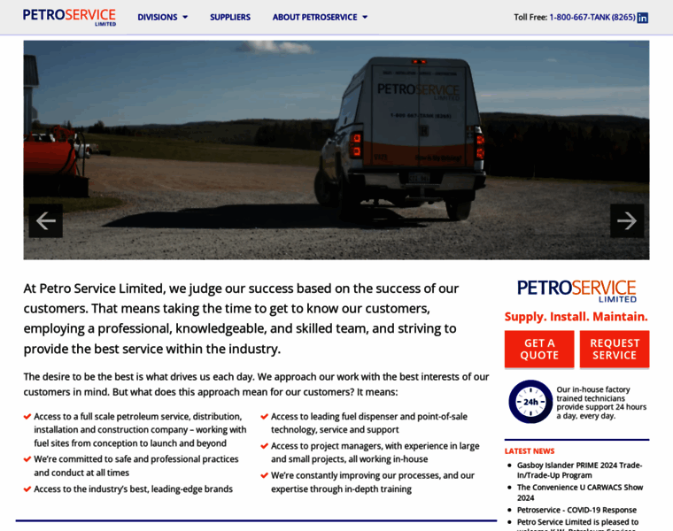 Petroservice.com thumbnail