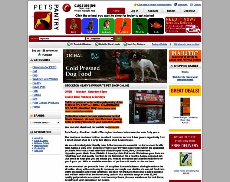Pets-pantry.com thumbnail