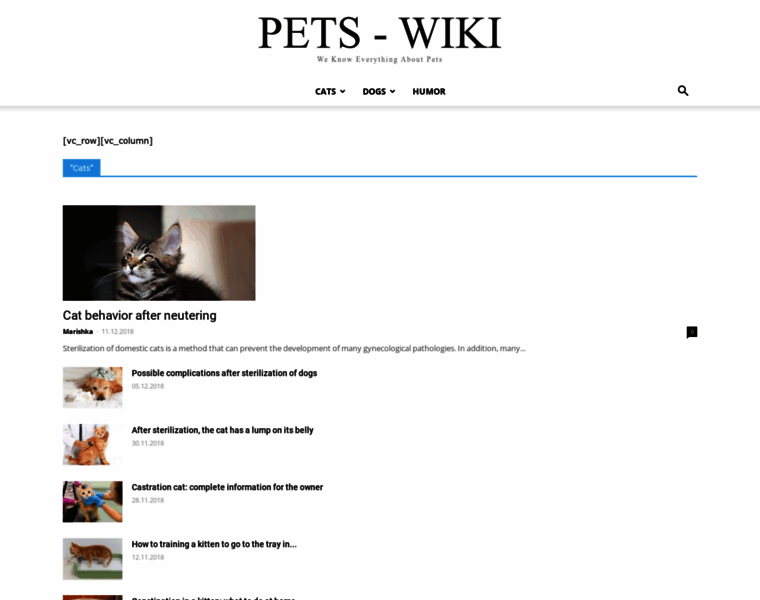 Pets-wiki.com thumbnail