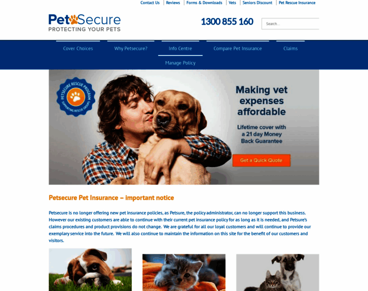 Petsecure.com.au thumbnail Petsecure.com.au thumbnail