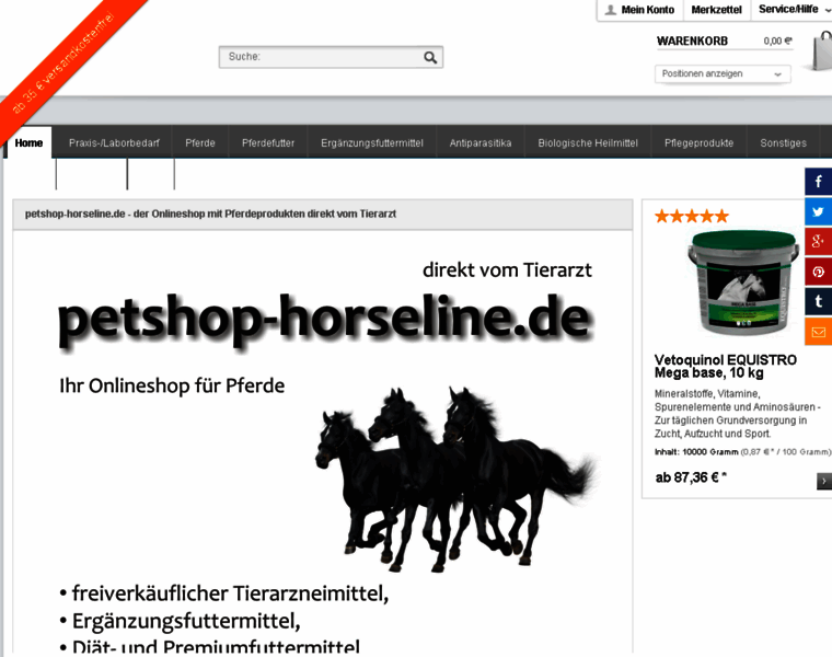 Petshop-horseline.de thumbnail