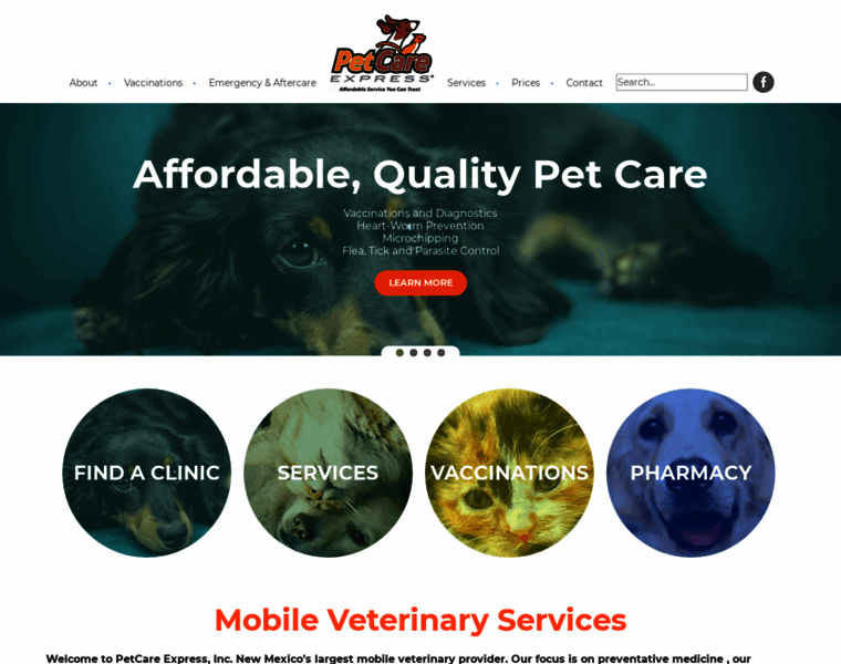 Petshotclinics.com thumbnail