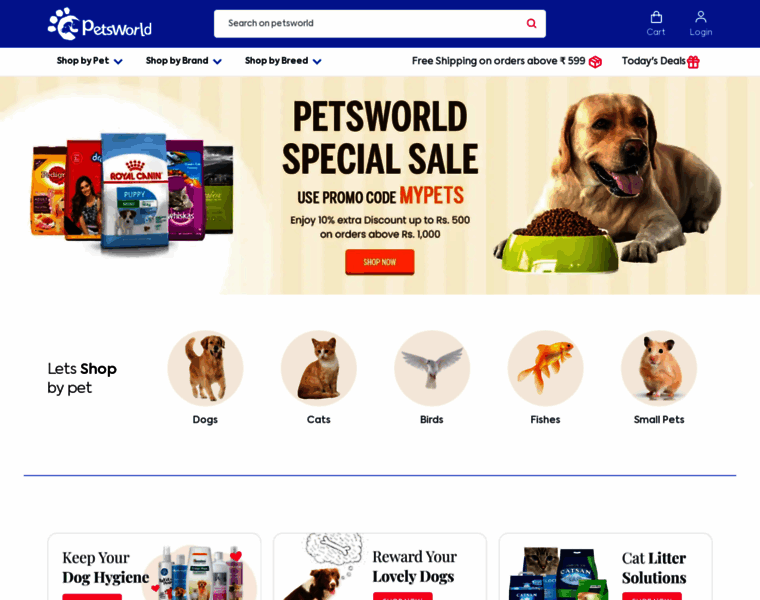 Petsworld.in thumbnail
