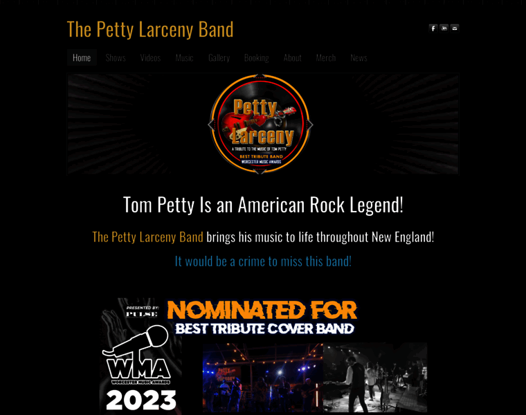 Petty-larceny-band.com thumbnail