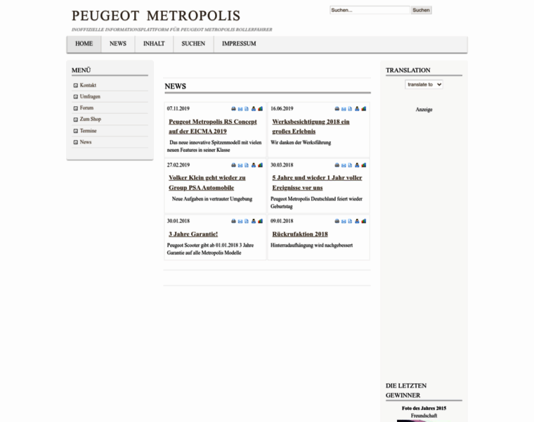 Peugeot-metropolis.de thumbnail