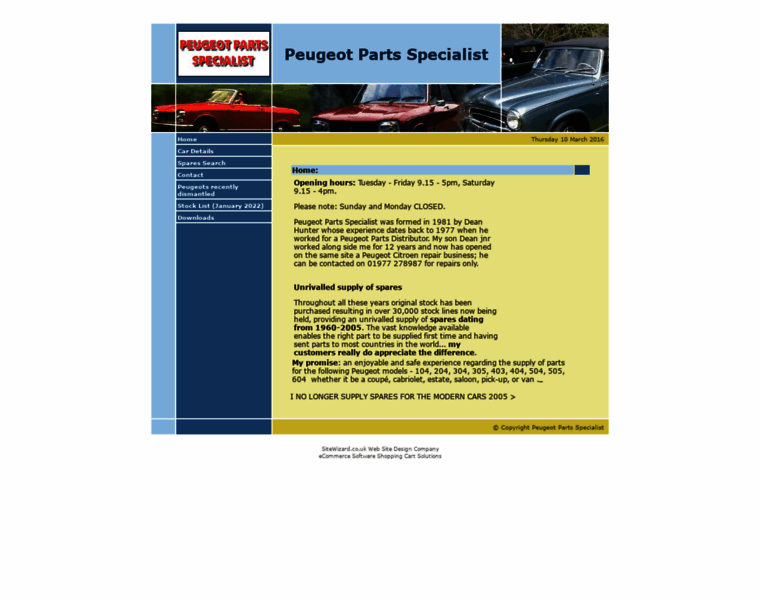 Peugeotparts.co.uk thumbnail