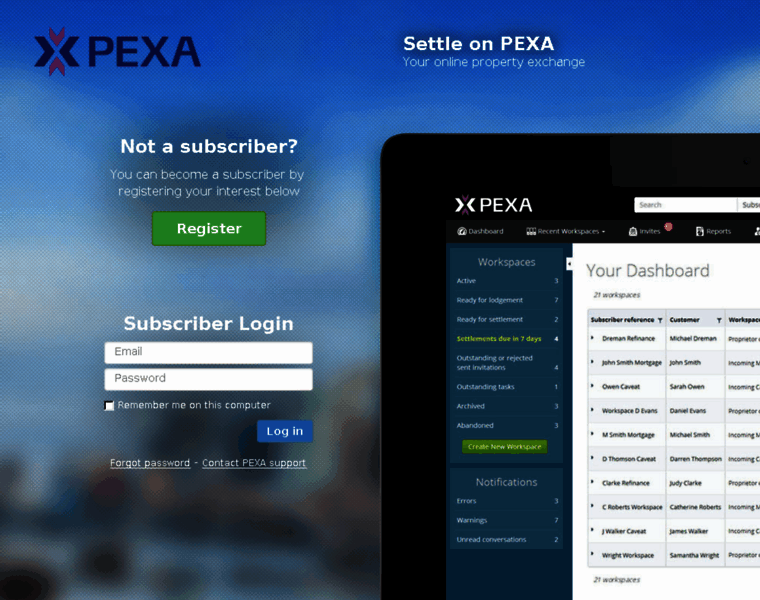 Pexa.net.au thumbnail