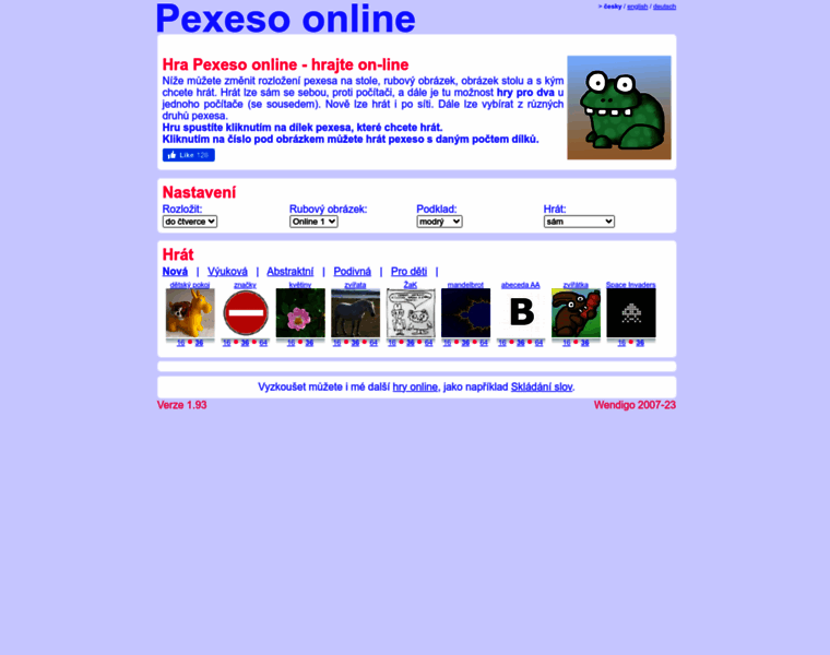 Pexeso-online.cz thumbnail