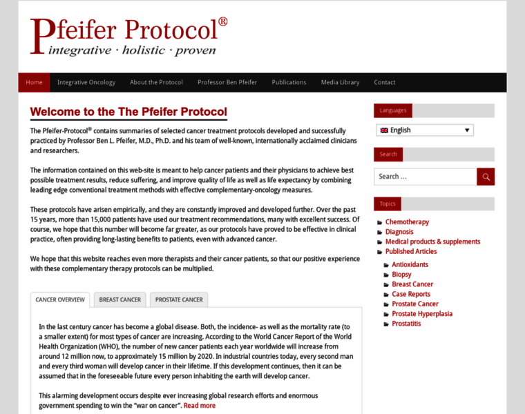 Pfeifer-protocol.com thumbnail