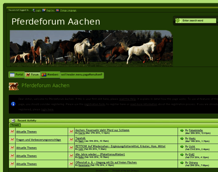 Pferdeforum-aachen.de thumbnail
