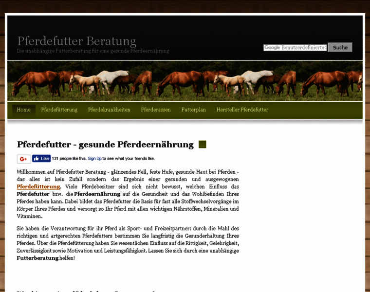 Pferdefutter-beratung.de thumbnail