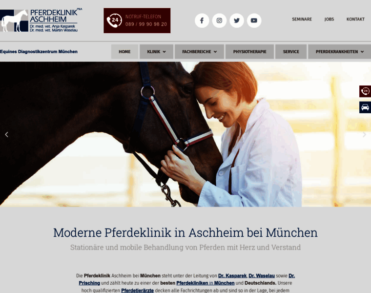Pferdeklinik-aschheim.de thumbnail