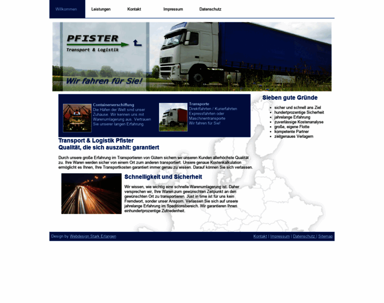 Pfister-logistik.de thumbnail