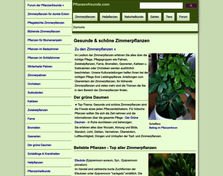 Pflanzenfreunde.com thumbnail