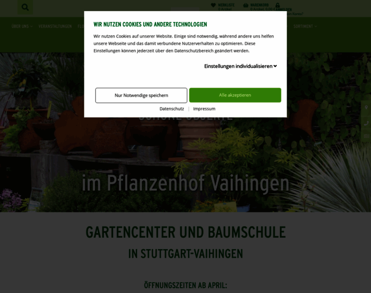 Pflanzenhof-vaihingen.de thumbnail