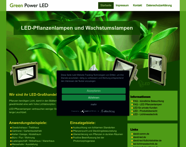 Pflanzenlampe-led.de thumbnail