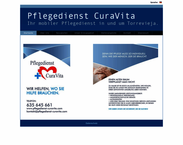 Pflegedienst-curavita.com thumbnail