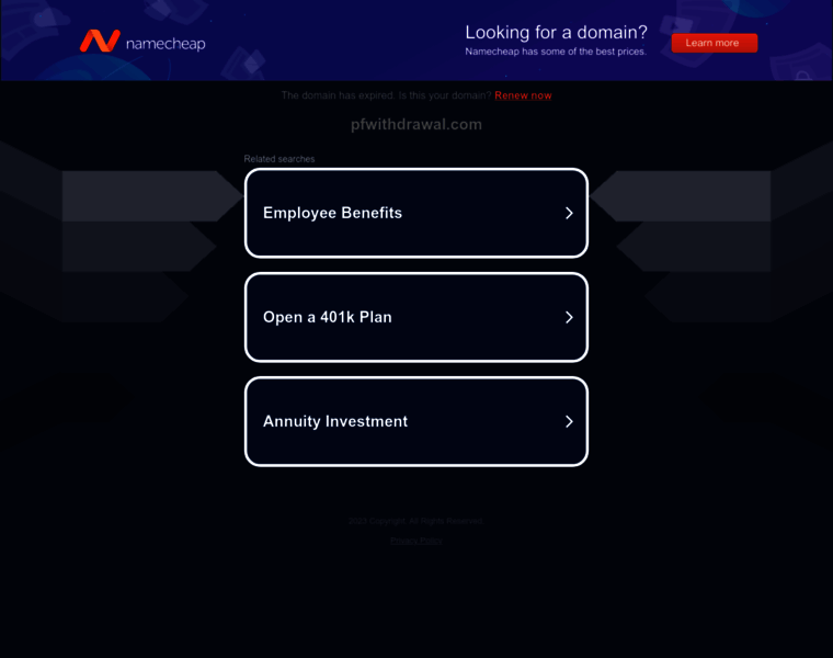 Pfwithdrawal.com thumbnail