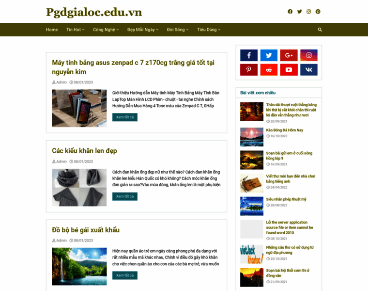 Pgdgialoc.edu.vn thumbnail