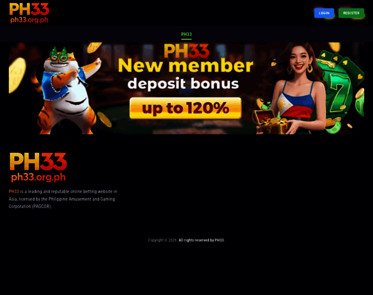ph33.org.ph at WI. PH33 - #1 Online Casino in the Philippines | Get ₱58