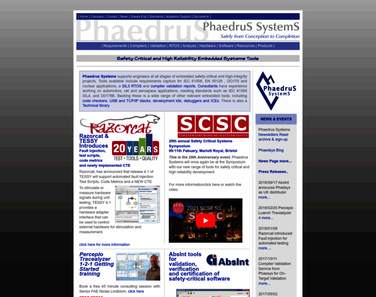 Phaedsys.com thumbnail