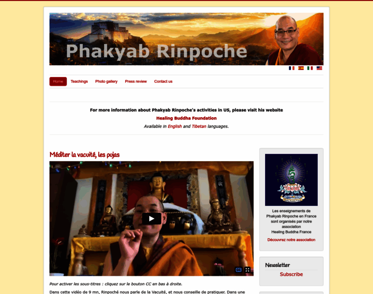 Phakyabrinpoche.org thumbnail