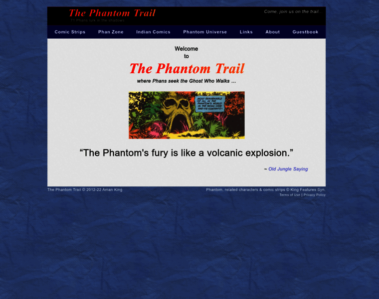 Phantomtrail.com thumbnail
