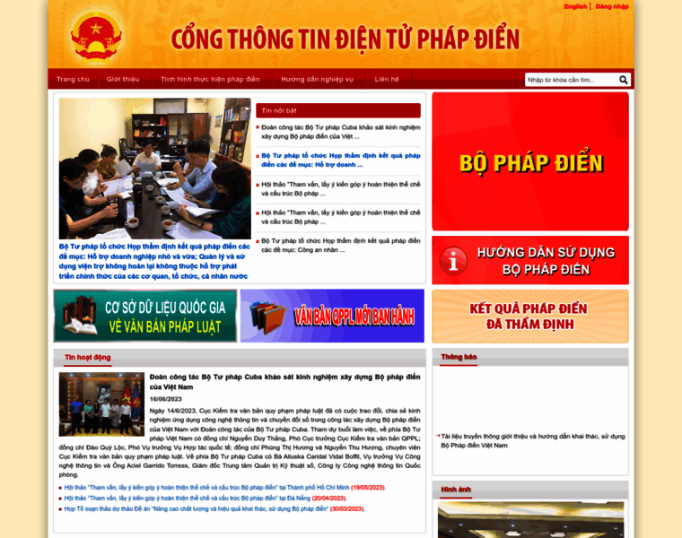Phapdien.moj.gov.vn thumbnail