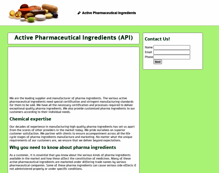 Pharma-ingredients.com thumbnail
