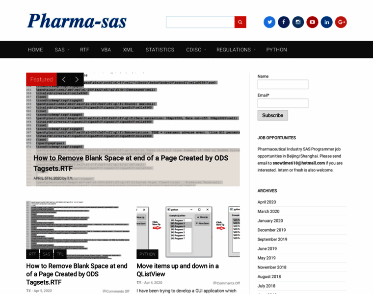 Pharma-sas.com thumbnail