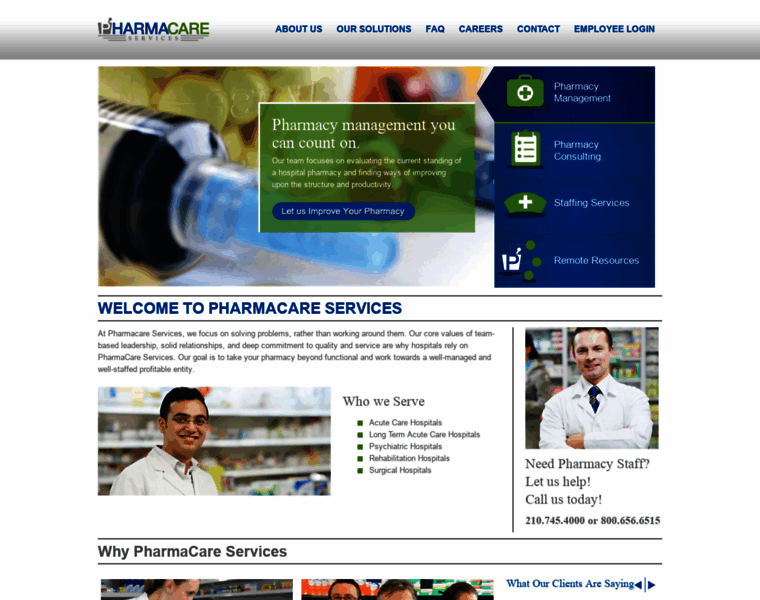 Pharmacareservices.com thumbnail