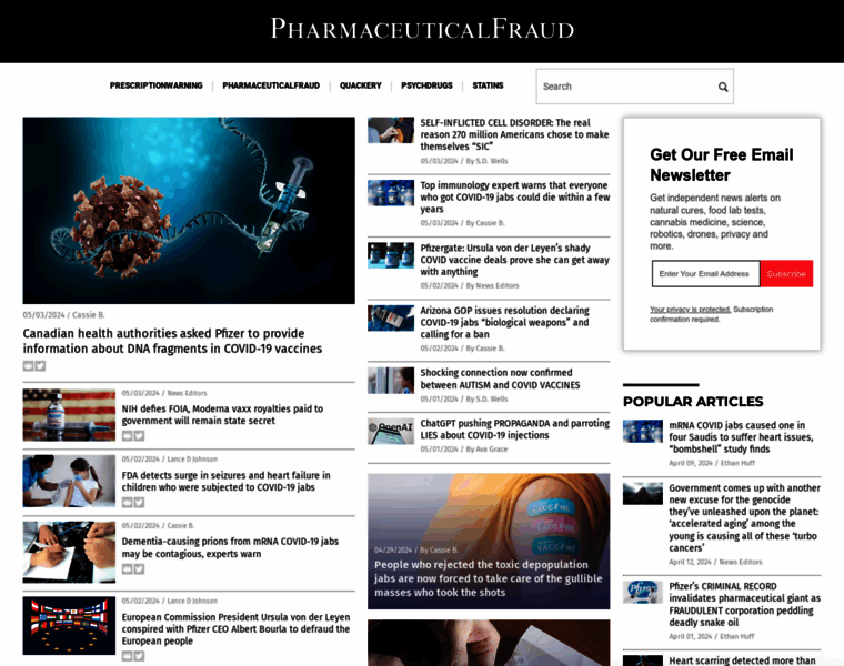 Pharmaceuticalfraud.com thumbnail