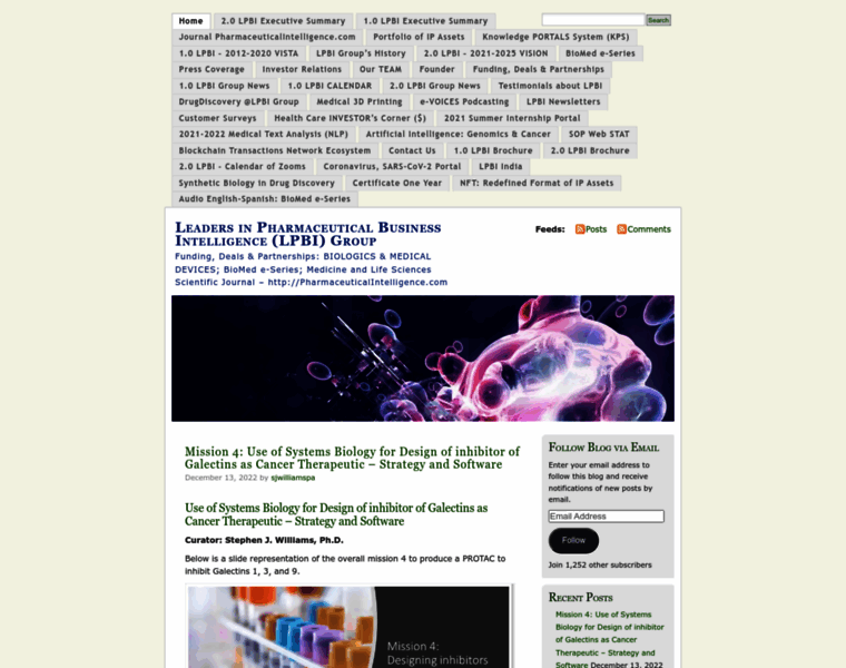Pharmaceuticalintelligence.com thumbnail
