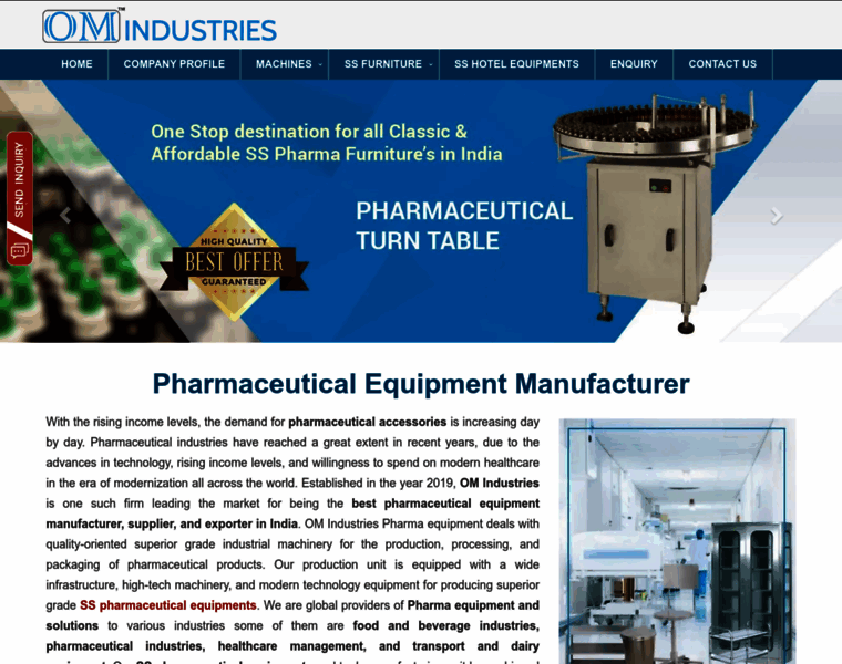 Pharmaceuticalsequipments.com thumbnail