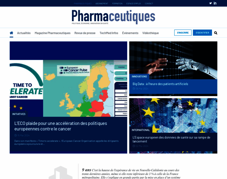 Pharmaceutiques.com thumbnail