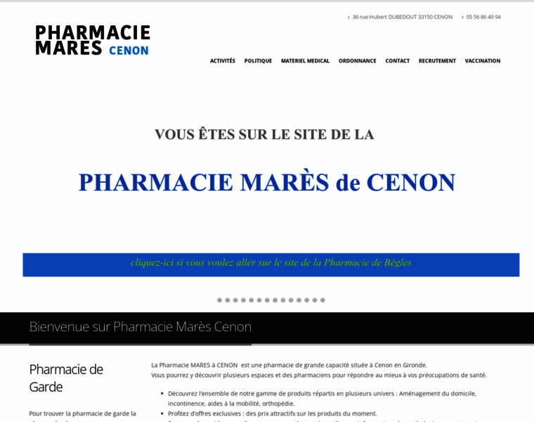 Pharmacie-mares.com thumbnail