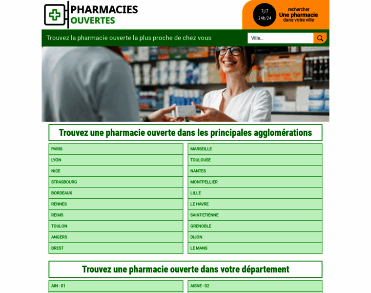Pharmacie-ouverte.com thumbnail