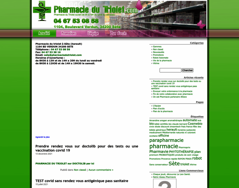 Pharmaciedutriolet.com thumbnail