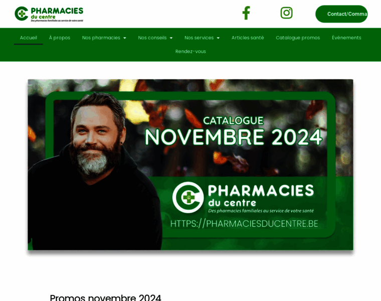 Pharmaciesducentre.be thumbnail