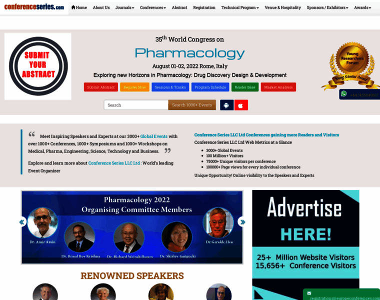Pharmacology.pharmaceuticalconferences.com thumbnail