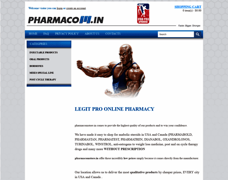 Pharmacomstore.in thumbnail