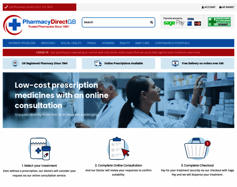 Pharmacydirectgb.co.uk thumbnail