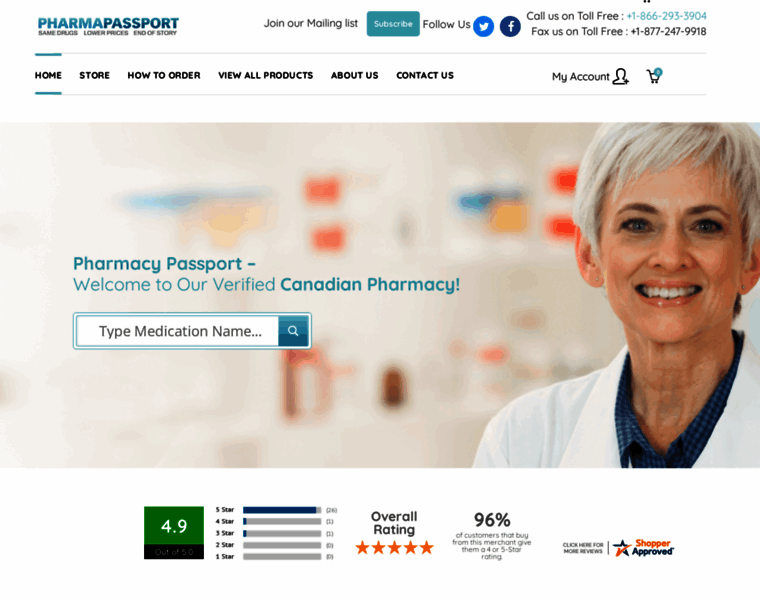 Pharmapassport.com thumbnail