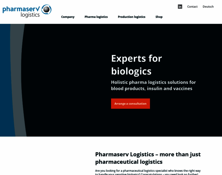 Pharmaserv-logistics.com thumbnail