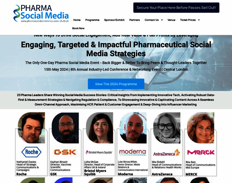 Pharmasocialconference.com thumbnail