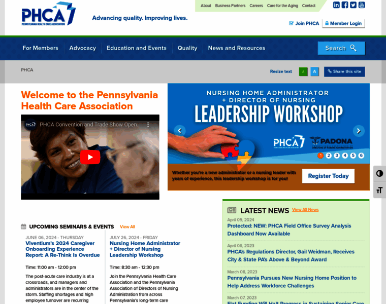 Phca.org thumbnail