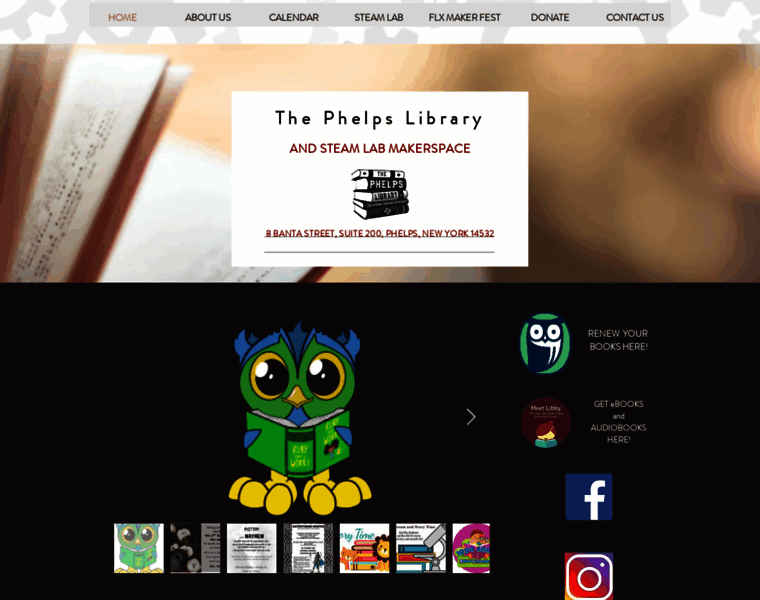 Phelpslibrary.org thumbnail