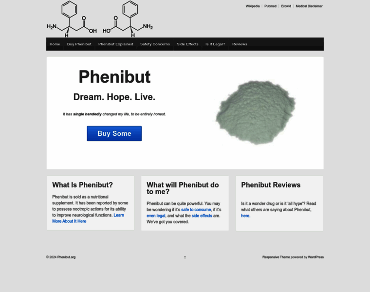 Phenibut.org thumbnail