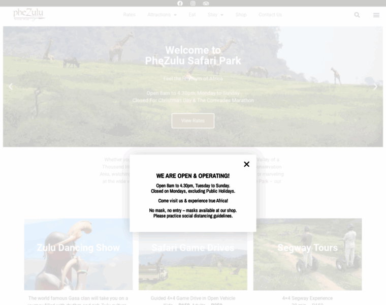 Phezulusafaripark.co.za thumbnail Phezulusafaripark.co.za thumbnail